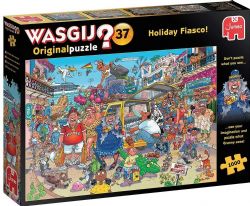 WASGIJ ORIGINAL NO 37 JAUNE CASSE-TÊTE 1000 PIÈCES - HOLIDAY FIASCO (FIASCO DE NOEL)